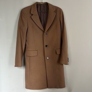 Mango Man Wool Blend Coat